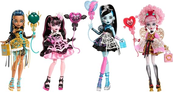 Monster High Birthday doll Draculaura 1600 surprise for girls from 4 years