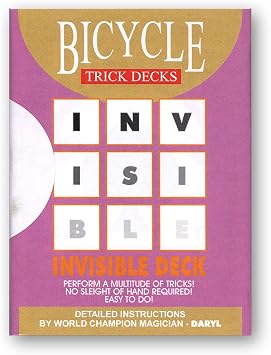 Invisible Deck Bicycle (Blue) - Trick