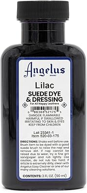 Angelus Brand Suede & Nubuck Dye & Dressing w/Applicator - 3 oz, Lilac
