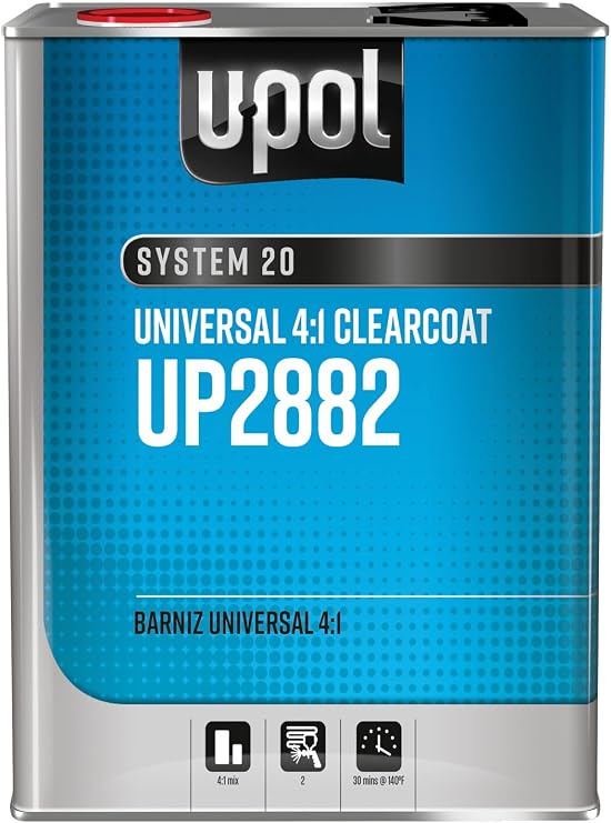 U-Pol Products 2882 Clear System 2088 2K Universal Urethane Coat - 1 Gallon