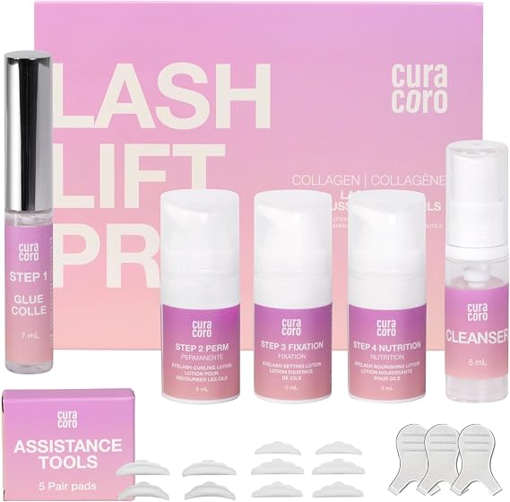 Curacoro Lash Lift Kit - All-in-One Eyelash Perm Kit
