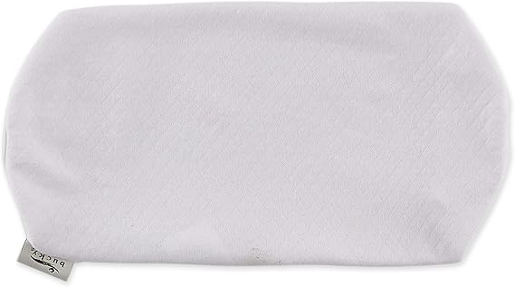 Bucky Millet Filled, Bed Pillow and Pillow Cover, Bolster Cover (6.5 x 16"), White