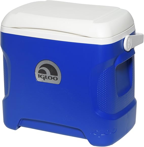 IGLOO 30 Quart Contour Cooler, Blue