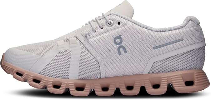 ON Cloud 5 Men's Running Shoes, cream/brown