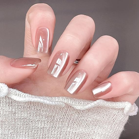 Holographic Cat Eye Gel Nail Polish, Salon Gel Manicure and DIY Nail Art at Home (06, 1pcs)