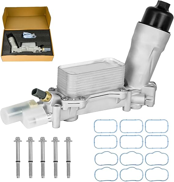 926-876 926-959 Aluminum Engine Oil Cooler Filter Housing For Chrysler 300 Dodge Challenger Jeep Cherokee RAM Volkswagen