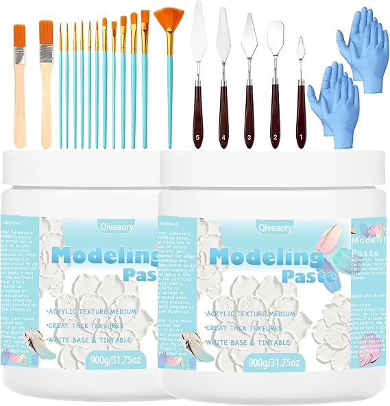 Modeling Paste 1000ml/63.5oz Professional Acrylic Medium