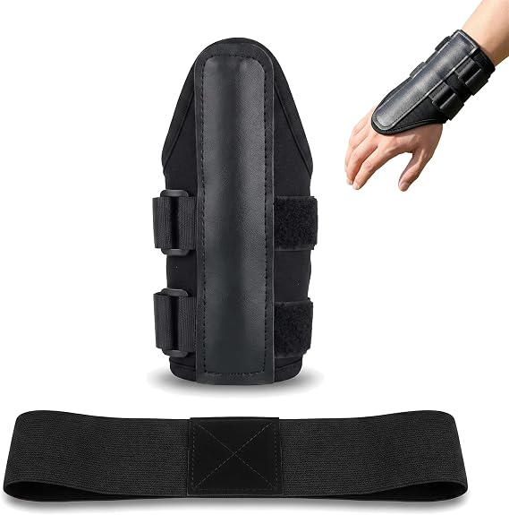 NADUSEP Golf Wrist Brace with Arm Band, Golf Swing Training Aid Kit to Correct Wrist Angle, Improve Swing Plane & Build Muscle Memory Golf Swing Trainer for Beginners and Practice
