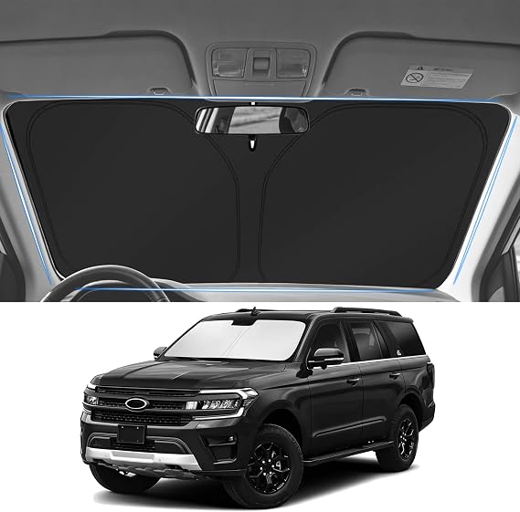 TOPABYTE Windshield Sunshade for Ford Explorer 2020-2026 Window Sun Shade