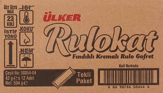 Ülker Rulokat Fındıklı 42Grx12 x Adet