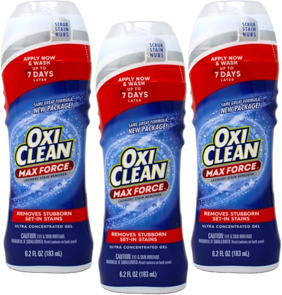 OxiClean Max Force Gel Stick, 6.2 Oz (Pack of 3)