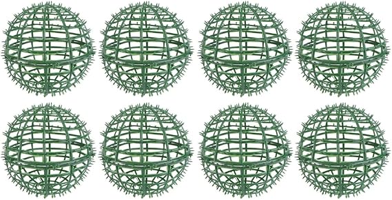 BESTOYARD Topiary Globe Frame 8 pcs Boxwood Topiary Wire Topiary Sphere Ball Frames DIY Artificial Topiary Ball Cage