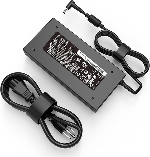 180W Charger Compatible with MSI Thin GF63 GF65 GF75 Stealth GS65 Laptop | 8RC 8RD 8SC 8RF 9RC 9SC 9SD 9SEXR 10UE 10SD 10SER 10SDR 10SCXR MS-16R3 MS-16W2 Power Adapter