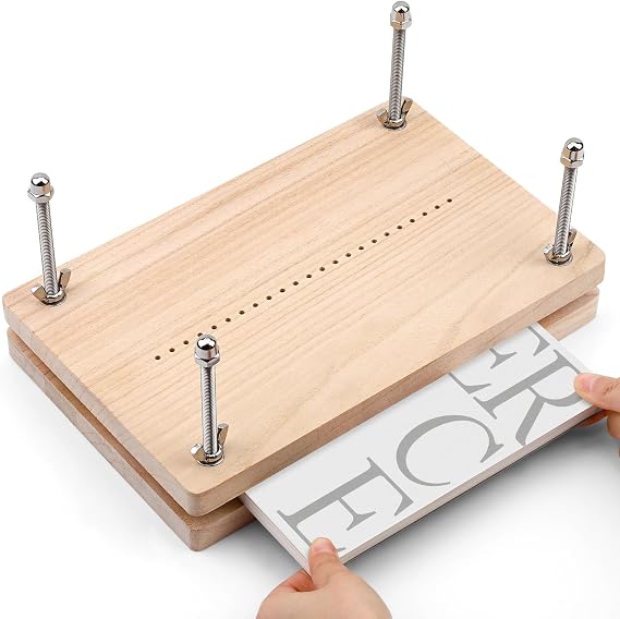 UzecPk 11.8 X 7.6 Inches Book Press Bookbinding Press Book Binding Kits