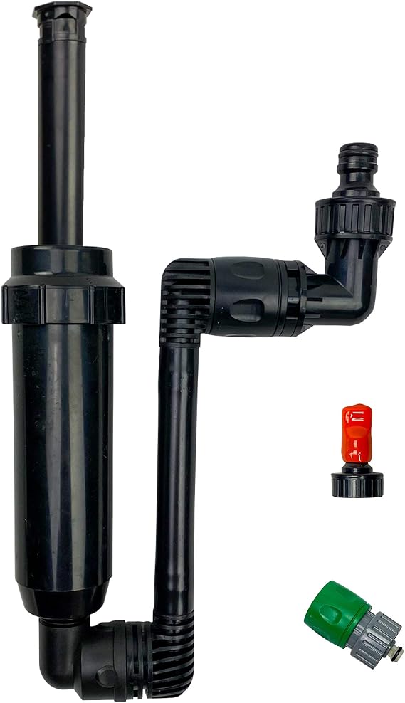 In-Ground Pop-Up Adjustable Spray, Yard Sprinkler Kit for Small Rectangular Coverage (Side Spray)