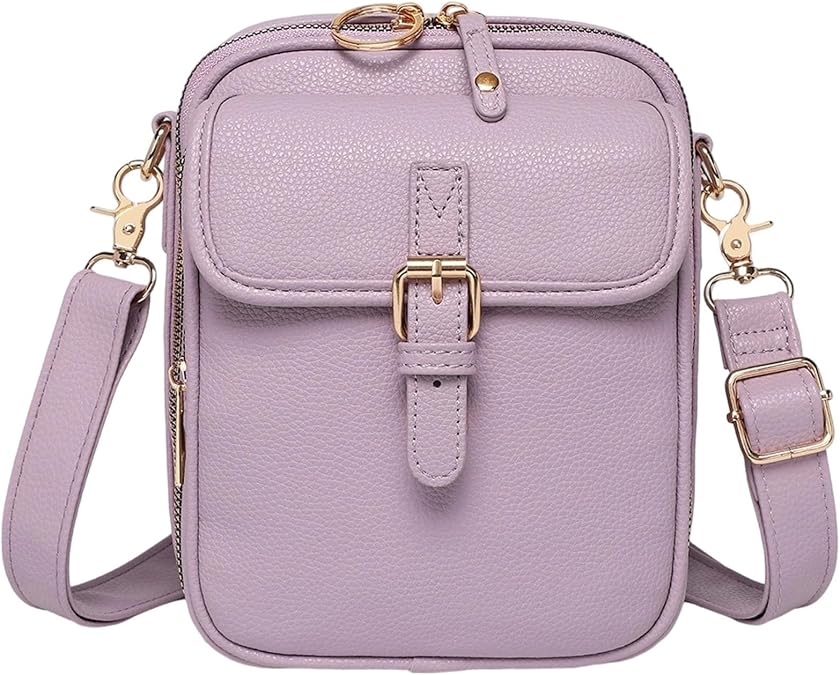 Leather Crossbody Bags for Women,Cross body Bag For Woman, Anti-Theft Vintage Built in Wallet