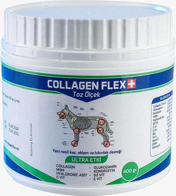 Profesyonel 400 gr Köpekler için Yeni Nesil Multivitamin Eklem ve Kas Desteği