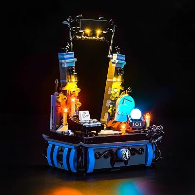 BrickBling LED Lighting Kit Compatible with Lego Wednesday Addams Figure, Creative Light Compatible with Lego 76780-No Building Kit