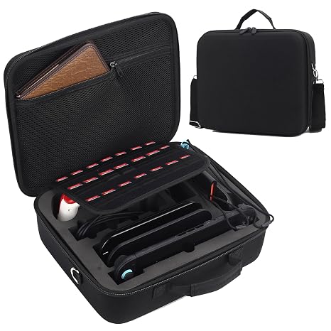 Flyekist Portable Hard Shell Carrying Case for Nintendo Switch 2(2025),Deluxe Travel Storage Protective Carrying Case Bag for Switch 2 Console Controller Accessories