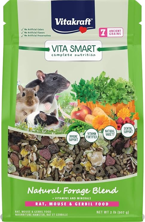 Vitakraft Vita Smart Rat, Mouse & Gerbil Food 2 lb.