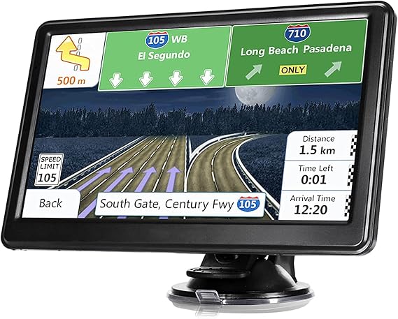 MekedeTech GPS Navigation for Cars Trucks Latest 2024 Map 7 Inch Touchscreen 16G 256M Navigation System with Voice Guidance and Speed Camera Warning - Lifetime Free Map Update