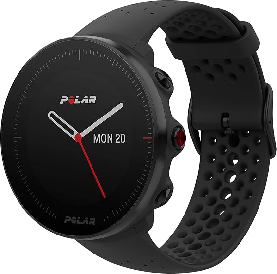 POLAR Vantage M Advanced Running & Multisport Watch with GPS and Wrist-Based Heart Rate (Lightweight Design & Latest Technology), Black, M-L