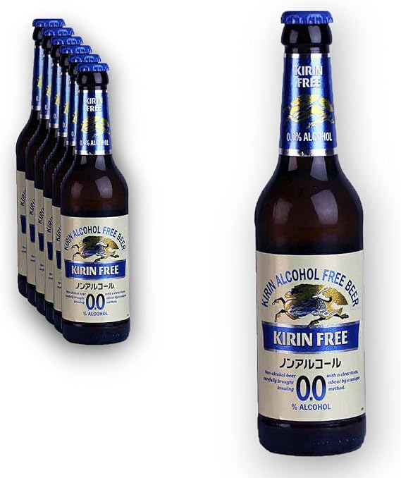 6 x Kirin Ichiban 0.0% - Kirin Alcohol Free Berry Kirin Free 0.33 L