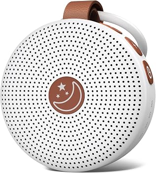 Portable Sound Machine Mini White Noise Machine Baby Shushing Brown Noise Machine with 30 Soothing Sounds for Kids Adults Dogs Auto-Off Timer 32 Volume Levels Sleep Machine for Home Office Privacy