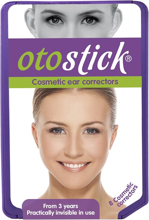 Otostick - 8 Count Cosmetic Discreet Protruding Ear Corrector - Corrective Ear Care Products for Ear Pinning Without Surgery from 3 Years of Age