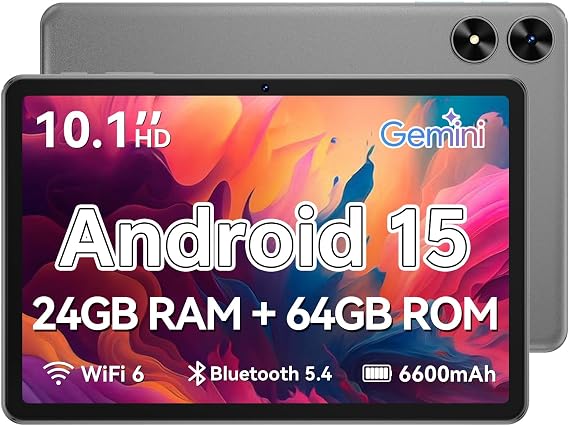 Tablet 10.1 inch, Android Tablet with Case, Gray