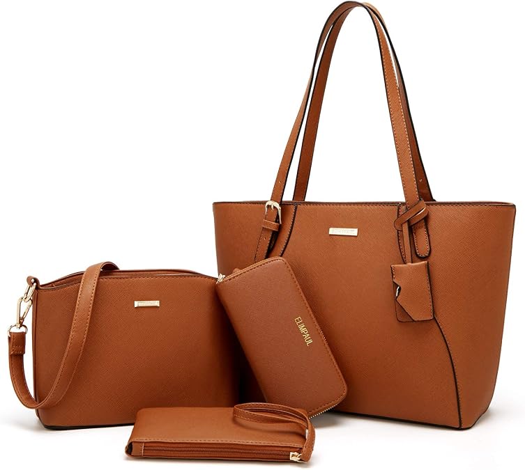 Women Fashion Handbag Wallet Tote Bag Shoulder Bag Top Handle Satchel Purse | Travel Work Teacher Nurse Handbags for Mom Wife Mother Ladies College School Nursing Clinical Office Shopping