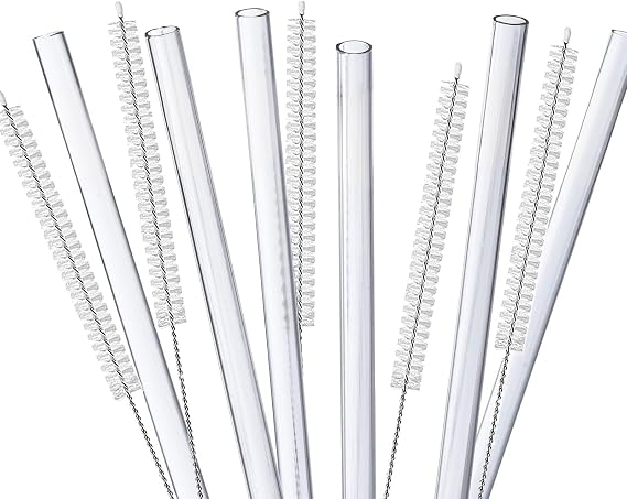 Bundle - 6 Pack Straws for Hydrojug traveler 32 oz,6 Pcs Straw Cleaner Brush