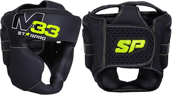 Starpro Boxing Headguard for Adults & Kids – Adjustable Protective Headgear for Sparring, Boxing, MMA & Muay Thai