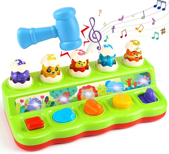 Educational Toys Montessori Baby Toys Whack-a-Mole Game Early Development Finger Training 1 2 3 4 Years Old Toys Boys Girls 1 2 3 Years Old Birthday Present Ranking