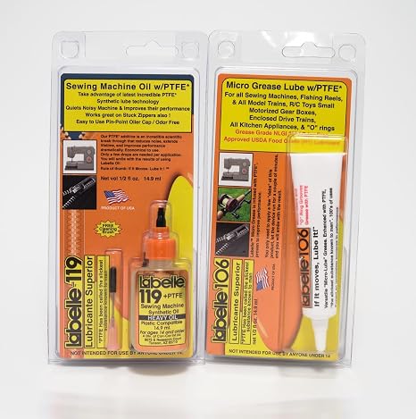 Labelle PTFE Sewing Machine Oil High-Performance Lube for Reduced Friction & Longevity