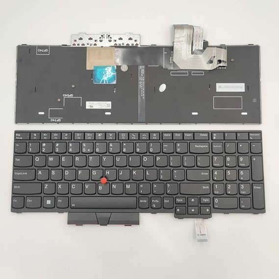 Laptop Keyboard US Layout for Lenovo for ThinkPad P15 Gen2 P17 T15g Easy to Replace