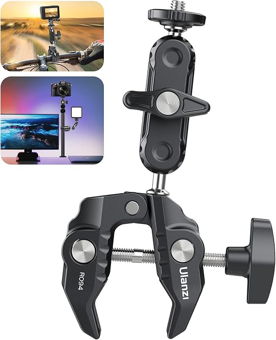 UURig R094 Super Clamp, Multi-Functional Camera C Clamp Mount