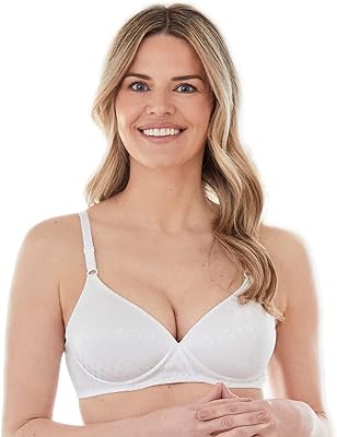 Bestform Womens 5006238 Patterned Wireless Cotton Bra with Light Padding