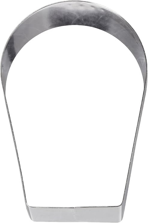 Fat Daddio's Stainless Steel Arch Cake and Pastry Ring, 5.75 x 4 x 2