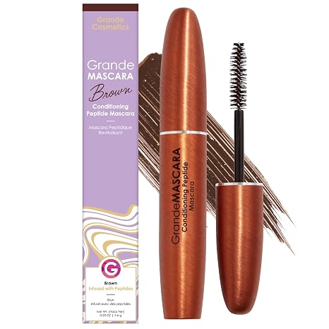 Grande Cosmetics GrandeMASCARA Conditioning Peptide Mascara Buildable Extreme Volume & Length Long-Lasting & Clump-Free Black Lash & Extension Friendly