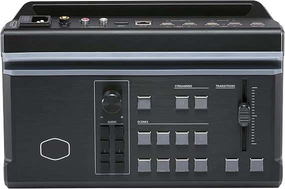 Cooler Master StreamEnjin Livestream Mixer, All-in-One Integration, 8 Customizable Storyboard, Dual Professional CDN Destinations, iPad/Android Tablet App (Tablet not Included) (RM-SEN1-H2H3-R1)