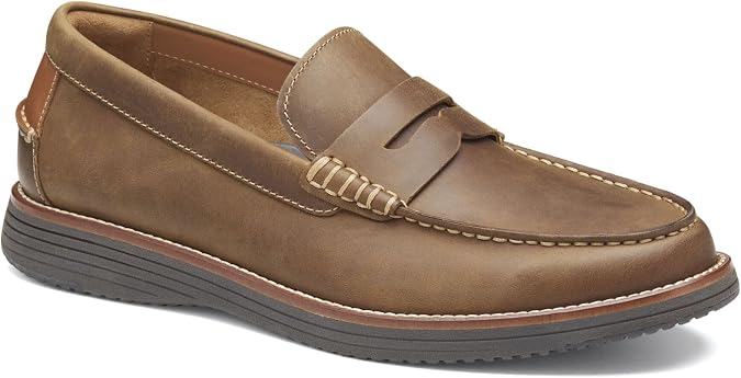 Johnston & Murphy Men's Upton Penny Loafer Slip On Dress Casual Shoe