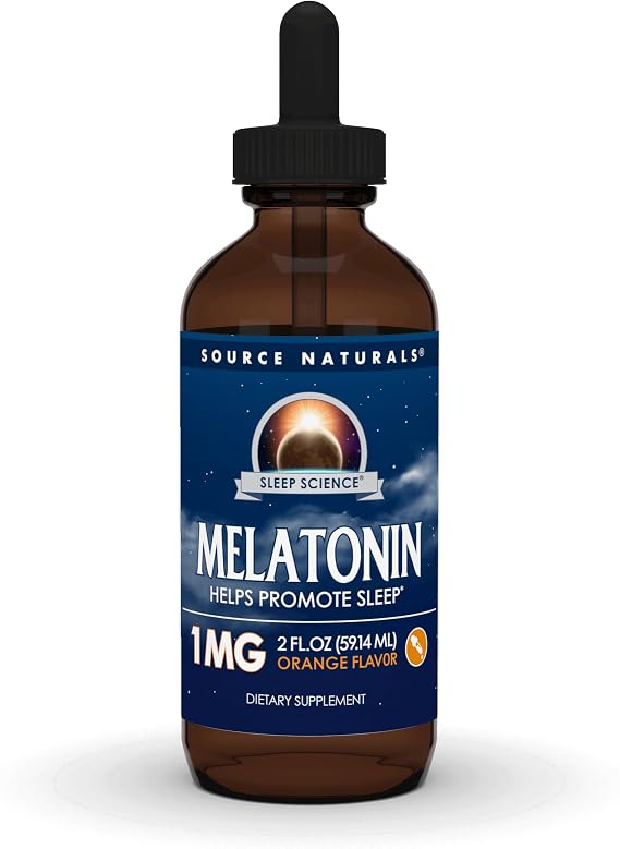 Source Naturals Melatonin* - 1 mg, 2 Fluid oz