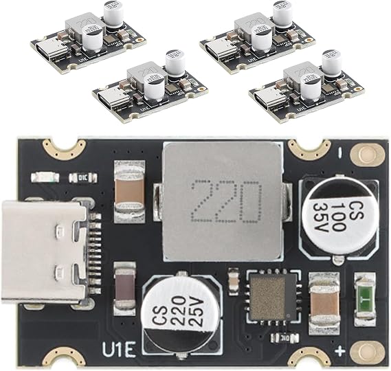 5Pcs PD65W Charging Module Type-C Interface PD3.1 PPS Fast Charge QC3.0 SCP Full Protocol Charger Board 65W DC8-30V
