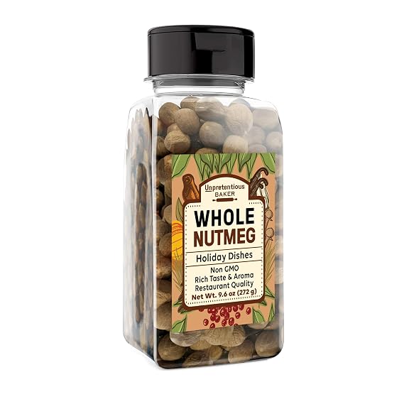Unpretentious, Whole Nutmeg, 8 Oz