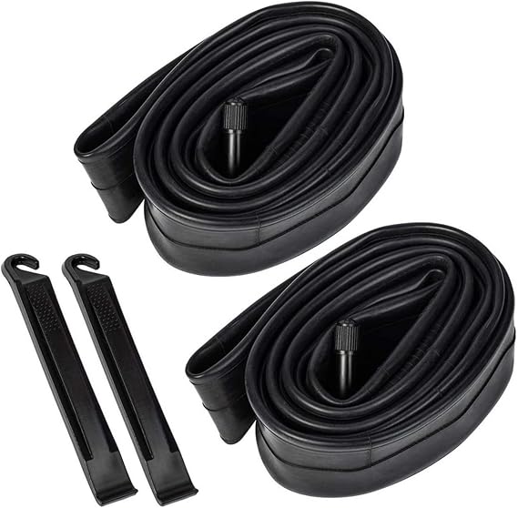 TFixol Dağ Bisikleti İç Lastikleri 26X1.75/2.125 Schrader Valfli Ycle İç Lastik Lastik Kolları ile İç Lastik ve Lastik Kolu