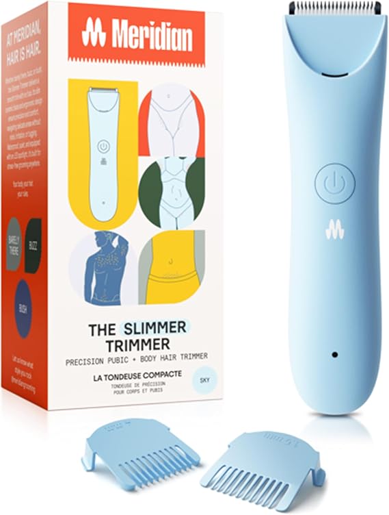 MERIDIAN The Slimmer Trimmer | Waterproof Bikini Trimmer for Women | Sky