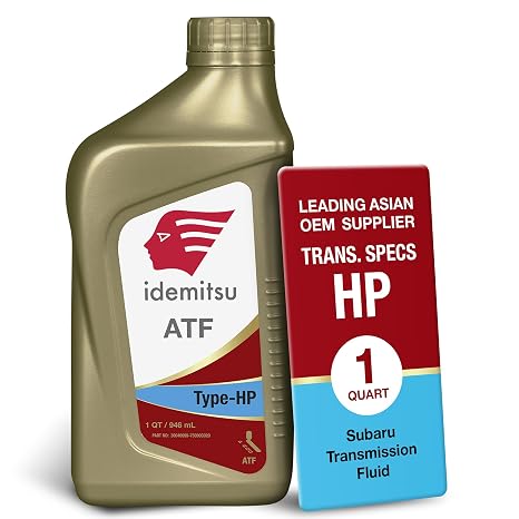 Idemitsu ATF Type HP Transmission Fluid for Subaru 1 Quart | For Subaru HP Spec Non-CVT Transmissions | Anti-Wear & Anti-Shudder | ISO & IATF Certified