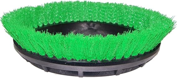 Bissell BigGreen Commercial 237.057BG Scrub Brush, 0.015" Bristle Diameter Crimped Polypropylene for BGEM9000 Easy Motion Floor Machine, 12", Green