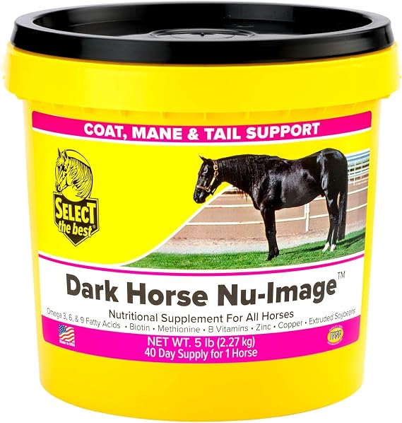 Dark Horse Nu-Image Hoof & Coat Support for Horses